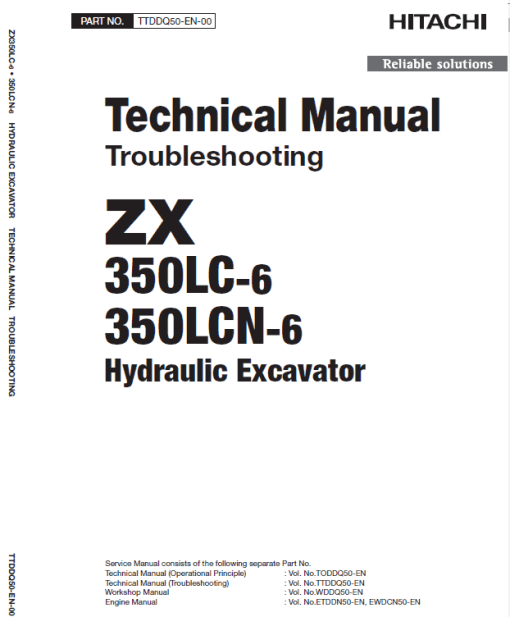 Hitachi ZX350LC-6 and ZX350LCN-6 ZAXIS Excavator Service Repair Manual - Image 4