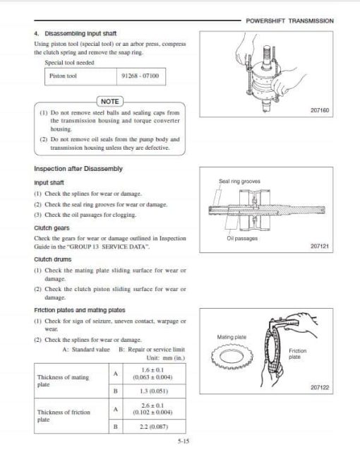 Mitsubishi FGC15K, FGC18K, FGC20K, FGC20K HO Forklift Service Manual - Image 3