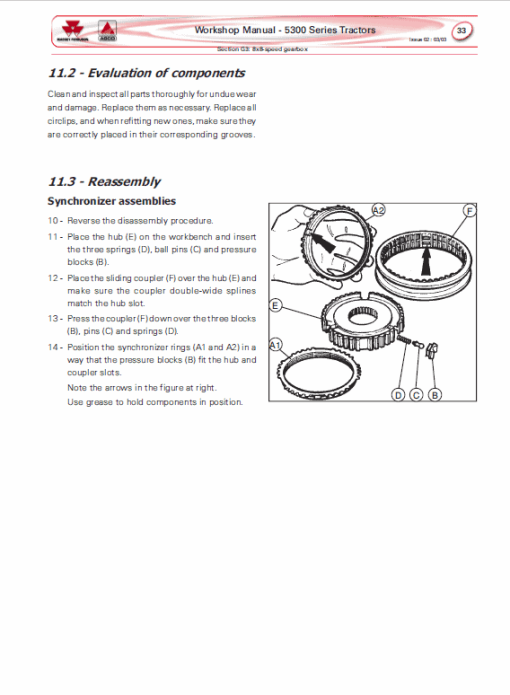 Massey Ferguson 5335, 5340, 5360, 5365 Tractor Service Manual - Image 4