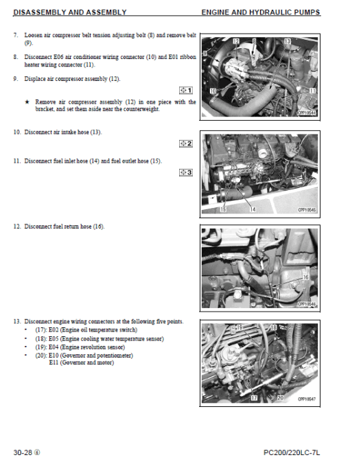 Komatsu PC200LC-7L and PC220LC-7L Service Manual - Image 4