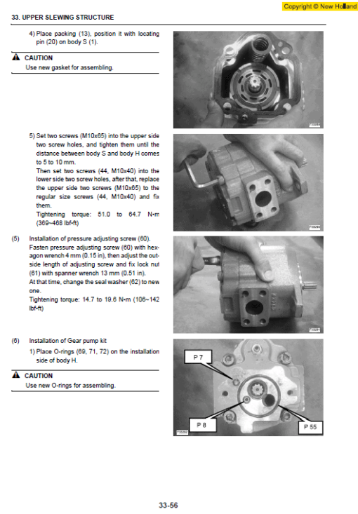 New Holland E18SR Mini Excavator Repair Service Manual - Image 4