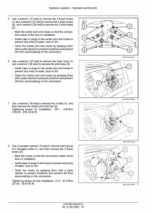 Case CX490D, CX500D Crawler Excavator Service Manual - Image 4