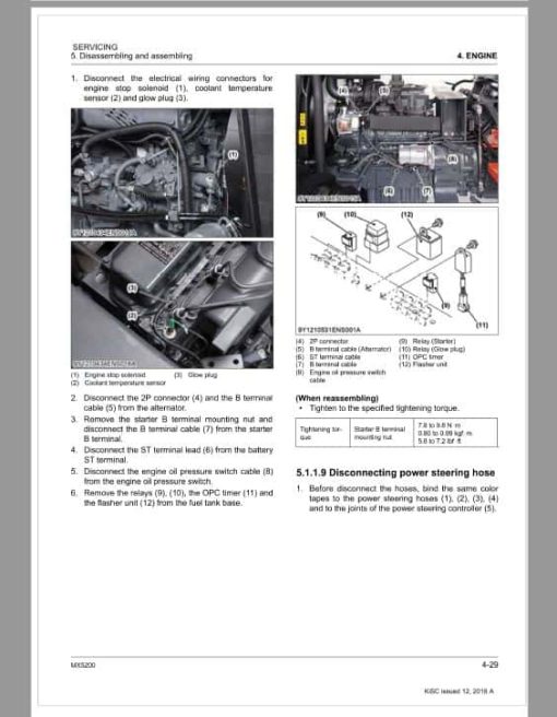 Kubota MX5200 Tractor Workshop Service Repair Manual - Image 4