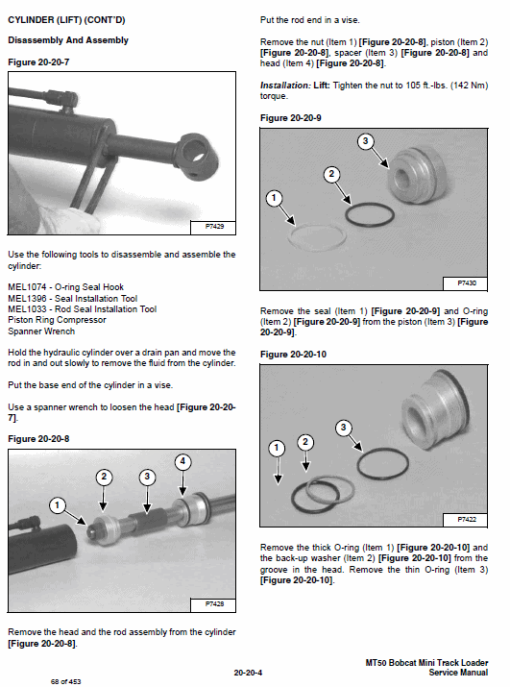 Bobcat MT50 Mini Loader Service Manual - Image 4