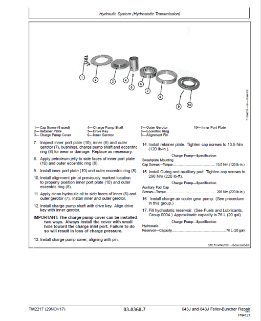 John Deere 643J, 843J Feller Buncher Service Repair Manual (SN after 600001 - ) - Image 4