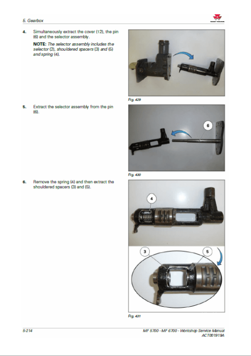 Massey Ferguson 6711, 6712, 6713 Tractor Service Manual - Image 4