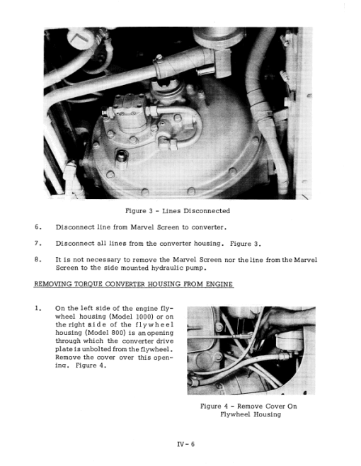 Case 800, 1000 Loader Dozer Service Manual - Image 4