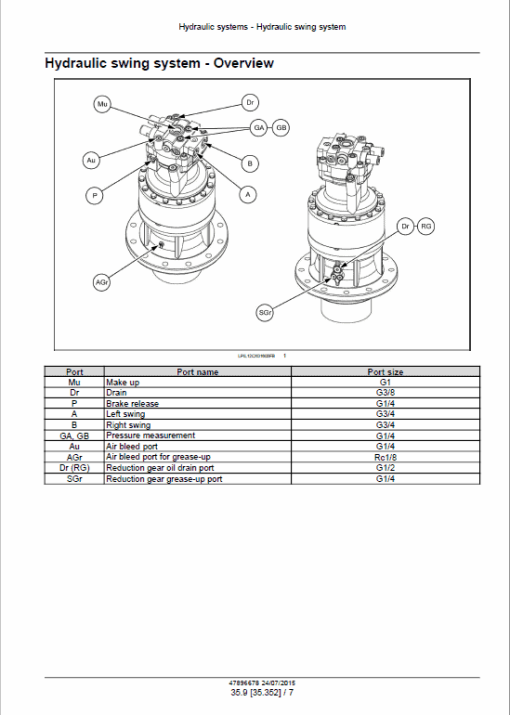 Case CX160D Crawler Excavator Service Manual - Image 4