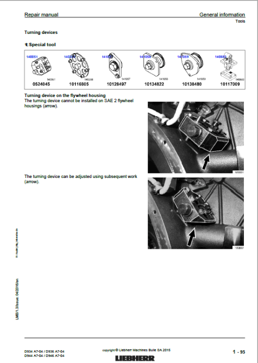 Liebherr D934 A7-04, D936 A7-04, D944 A7-04, D946 A7-04 Engine Service Manual - Image 4