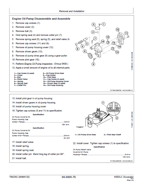 John Deere 450DLC Excavator Repair Technical Manual - Image 4