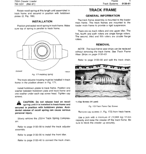 John Deere 755A Crawler Loader Repair Technical Manual (TM1231) - Image 5