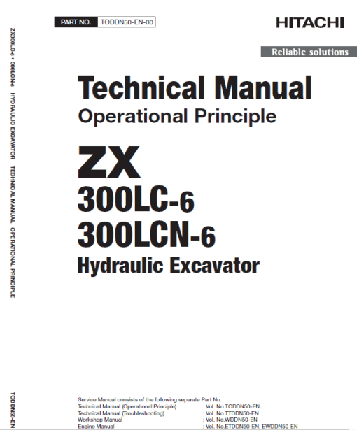 Hitachi ZX330LC-6 and ZX300LCN-6 ZAXIS Excavator Repair Manual - Image 3