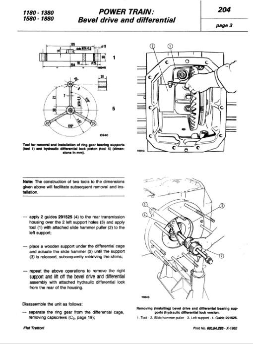 Fiat 1180, 1280, 1380, 1580, 1880 Tractor Service Manual - Image 4