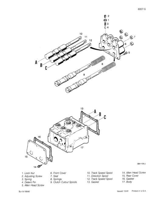 Case 850E, 855E Crawler Dozer Service Manual - Image 4