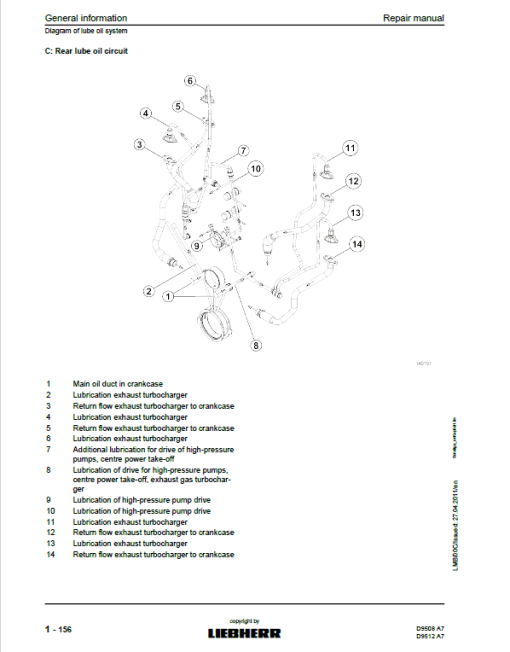 Liebherr D9508 A7, D9512 A7 Engine Service Manual - Image 4