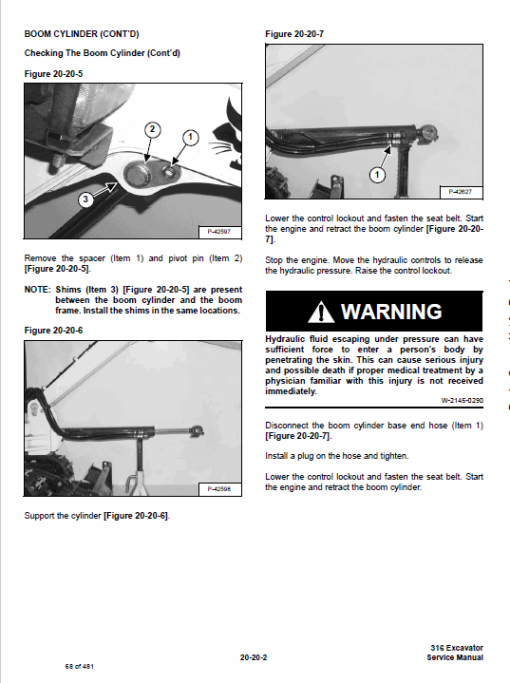 Bobcat 316 Excavator Service Manual - Image 2