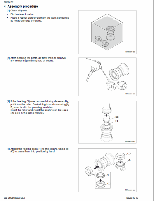 Case CX350B, CX370B Crawler Excavator Service Manual - Image 4