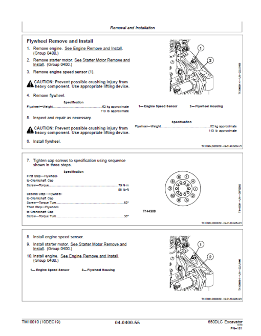 John Deere 650DLC Excavator Repair Technical Manual - Image 4