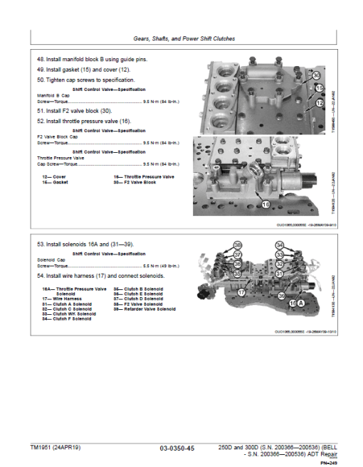 John Deere 250D, 300D Dump Truck Technical Manual (BELL - S.N. 200366—200536) - Image 4