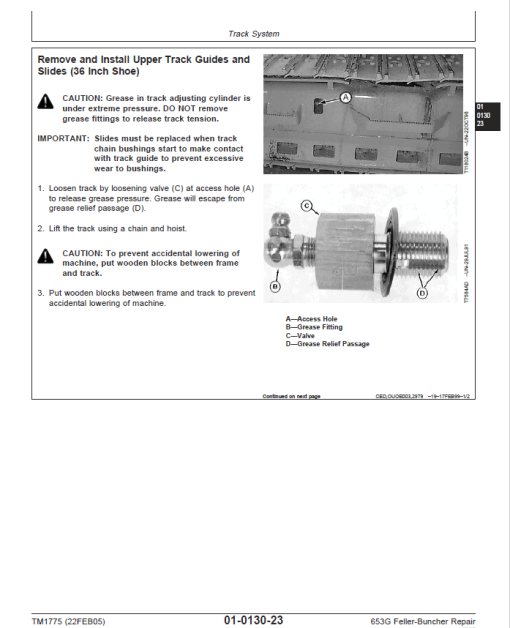 John Deere 653G Feller Buncher Service Repair Manual (SN before - 880059) - Image 4