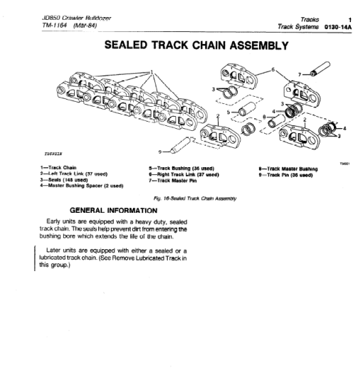 John Deere 850 Crawler Repair Technical Manual (TM1164) - Image 5