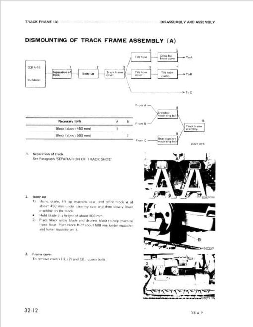 Komatsu D31A-16, D31P-16 Dozer Service Manual - Image 4