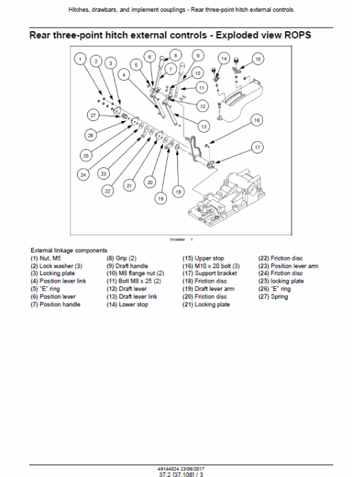 New Holland Workmaster 35 and 40 Tractor Service Manual - Image 4