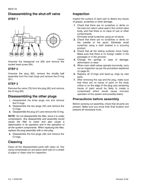 Case 9007B Excavator Service Manual - Image 4