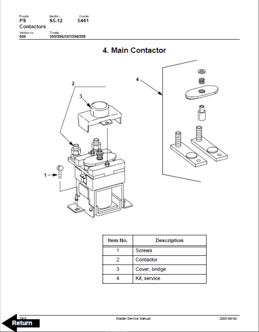 BT RRX35, RRX45, RDX30, RSX40, RSX50 Rider Truck Service Manual - Image 5