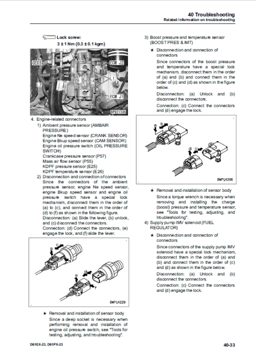 Komatsu D61EX-23, D61PX-23 Dozer Service Manual - Image 4