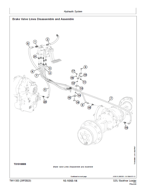 John Deere 325J Backhoe Loader Repair Technical Manual - Image 4