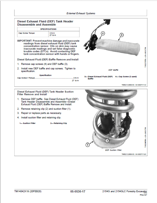 John Deere 2154G, 2154GLC Swing Excavator Repair Technical Manual (S.N after F212001 - ) - Image 4