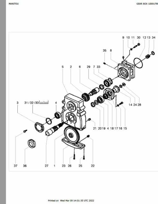 Gehl AWS36, AWS46 Wheel Steer Loader Repair Service Manual - Image 4