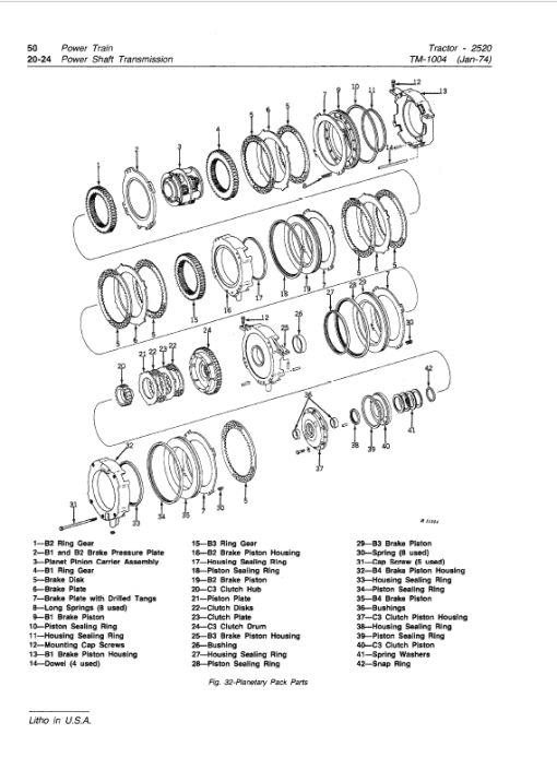 John Deere 2520 Row Crop and Hi-Crop Tractors Technical Manual - Image 4