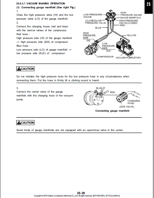 Kobelco SK135SR-2, SK135SRLC-2 Hydraulic Excavator Repair Service Manual - Image 4