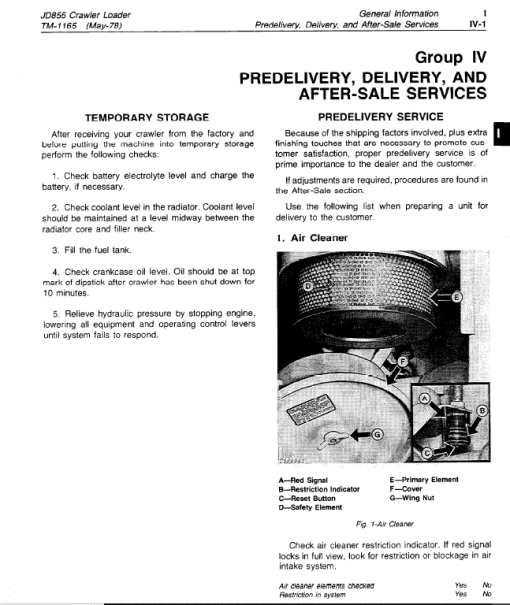 John Deere 855 Crawler Loader Repair Technical Manual (TM1165) - Image 5