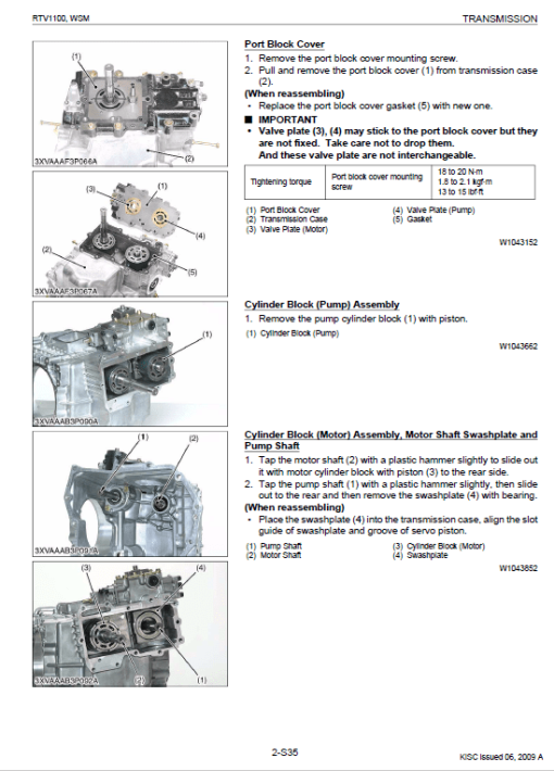 Kubota RTV1100 Utility Vehicle Workshop Service Manual - Image 4