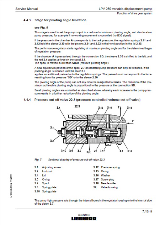 Liebherr R984C Litronic (High Rise & EW) Excavator Service Manual - Image 4