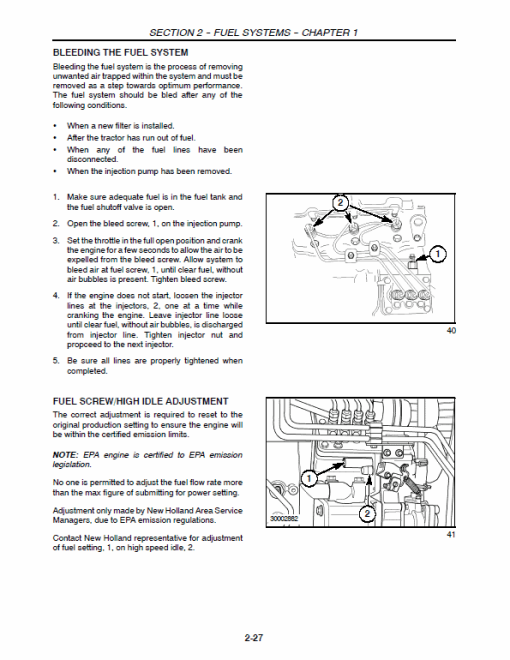 New Holland 3415 Tractor Service Manual - Image 4