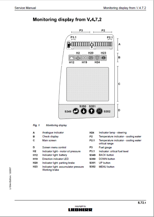 Liebherrr A900C ZW Litronic Tier 3 Excavator Service Manual - Image 4