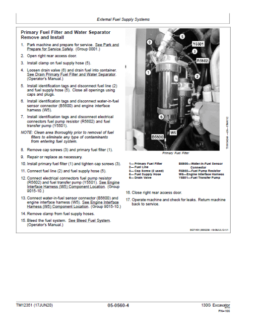 John Deere 130GLC Excavator Repair Technical Manual (S.N after E040001 -) - Image 4