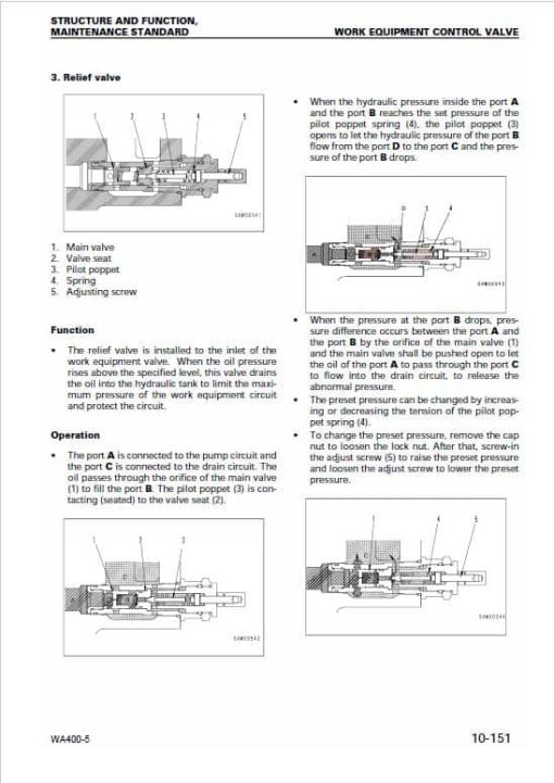 Komatsu WA400-5 Wheel Loader Service Manual - Image 4