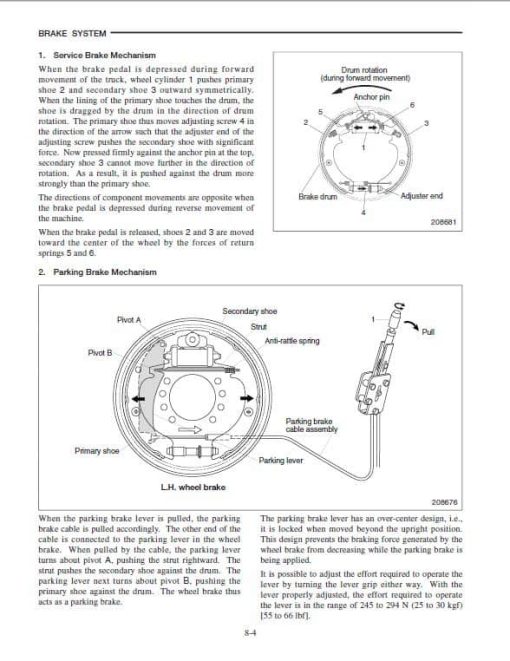 Mitsubishi FG40K, FG40KL, FG45K, FG50K Forklift Service Manual - Image 4