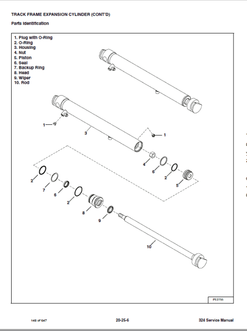 Bobcat 324 Compact Excavator Service Manual - Image 2