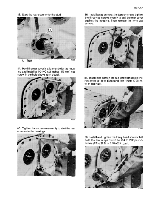 Case 1150D, 1155D Crawler Dozer Service Manual - Image 4