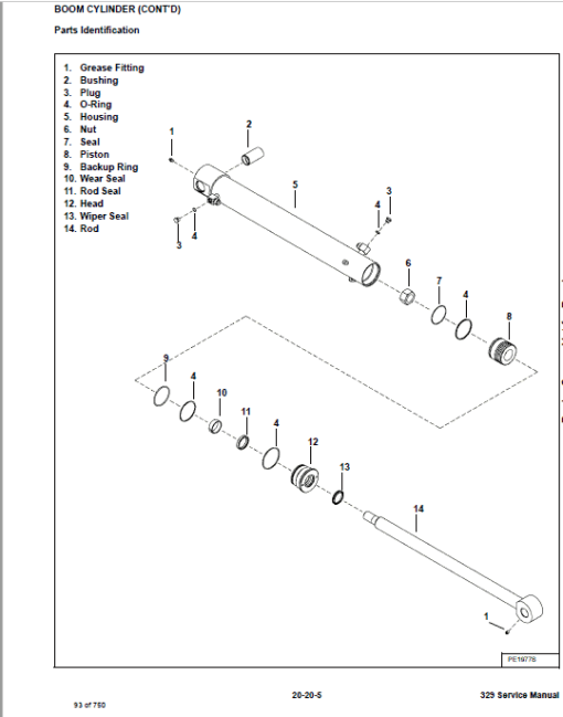 Bobcat 329 Compact Excavator Service Manual - Image 2