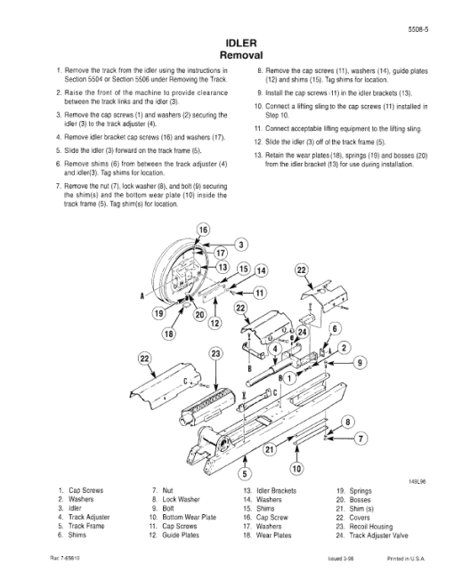 Case 1150G Crawler Dozer Service Manual - Image 4