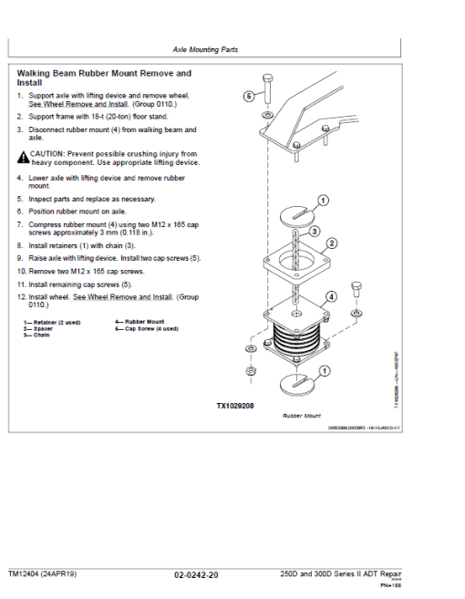 John Deere 250D, 300D Series 2 Dump Truck Technical Manual (S.N. after E642001 - ) - Image 4