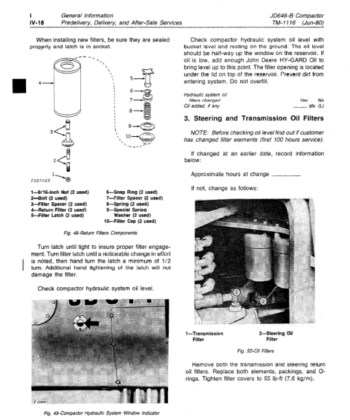 John Deere 646B Compactor Repair Technical Manual (TM1116) - Image 5