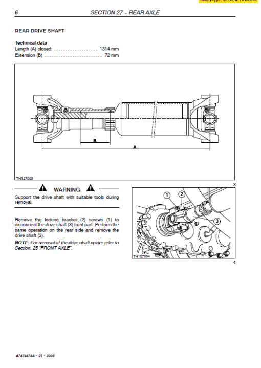 New Holland LM732 Telehandlers Service Manual - Image 3